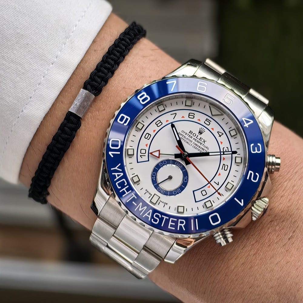 rolex yacht master ii 44mm automatic watch