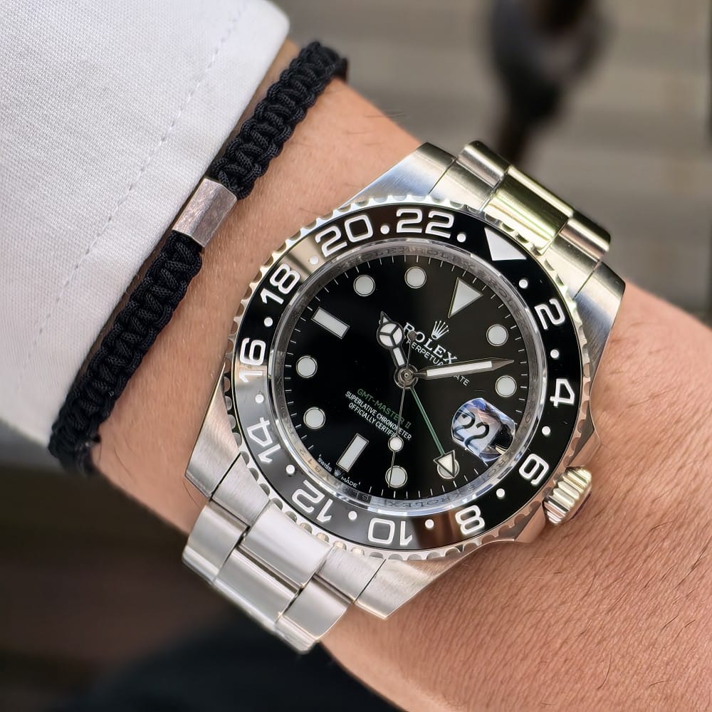 rolex gmt master ii 40mm automatic watch