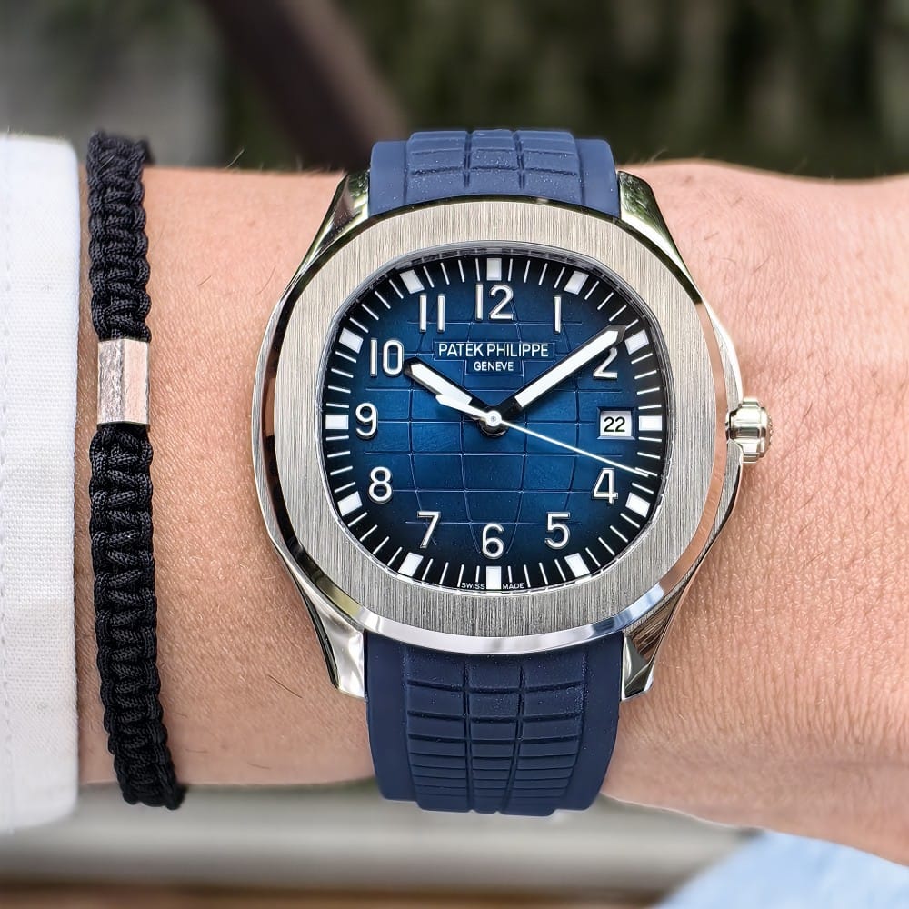 patek philippe aquanaut blue 41mm automatic watch - Image 4