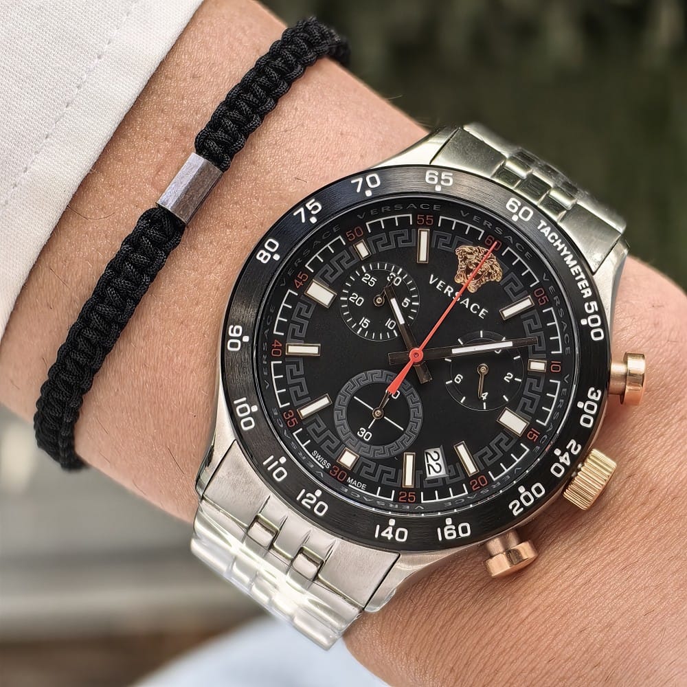 versace kasa çapi 43 mm stainless steel watch