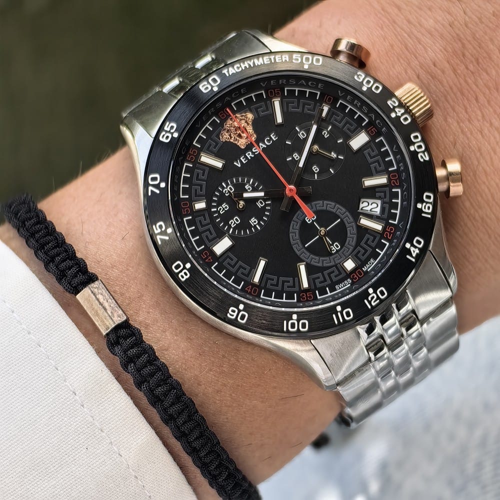 versace kasa çapi 43 mm stainless steel watch - Image 3