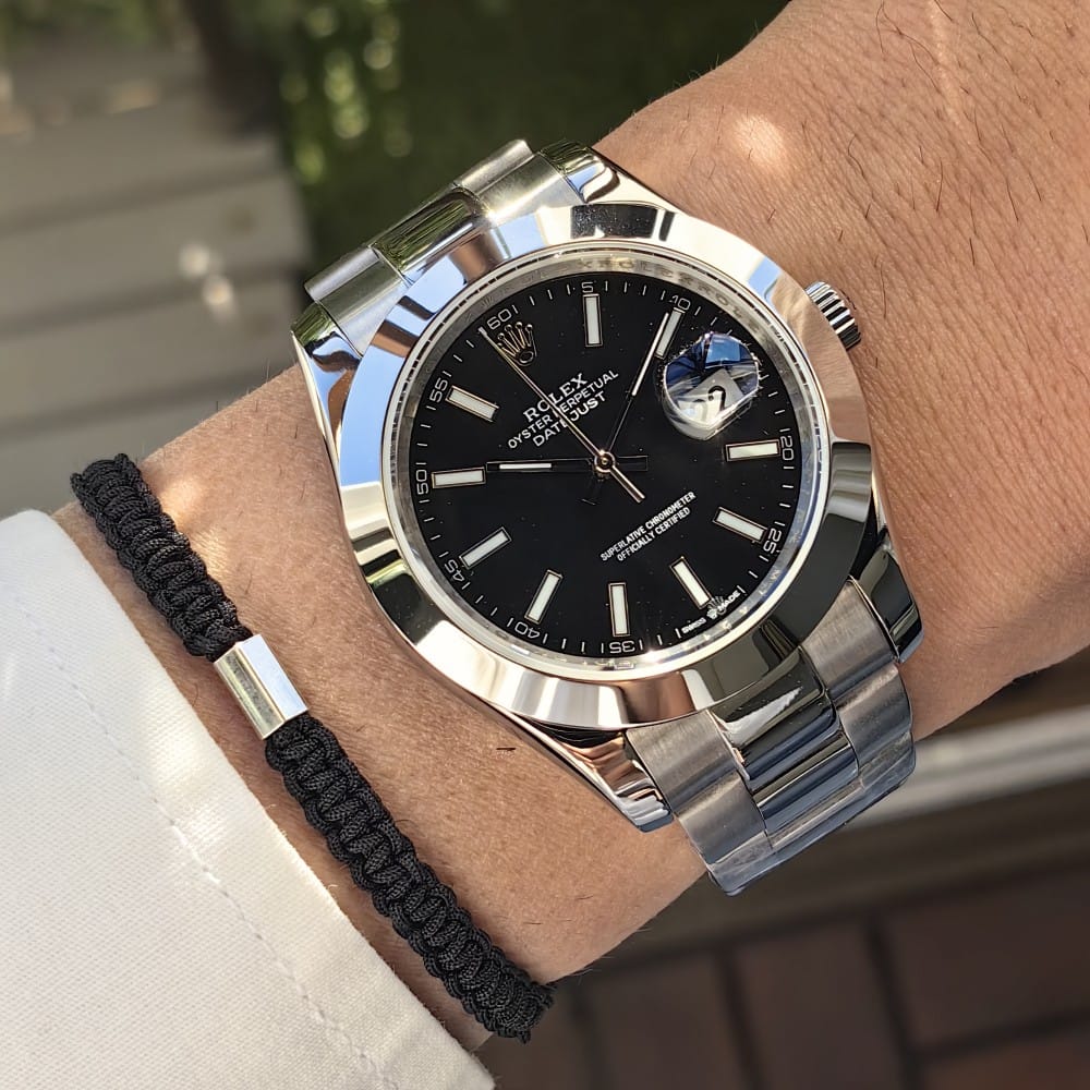 rolex datejust 41mm automatic stainless steel watch - Image 2
