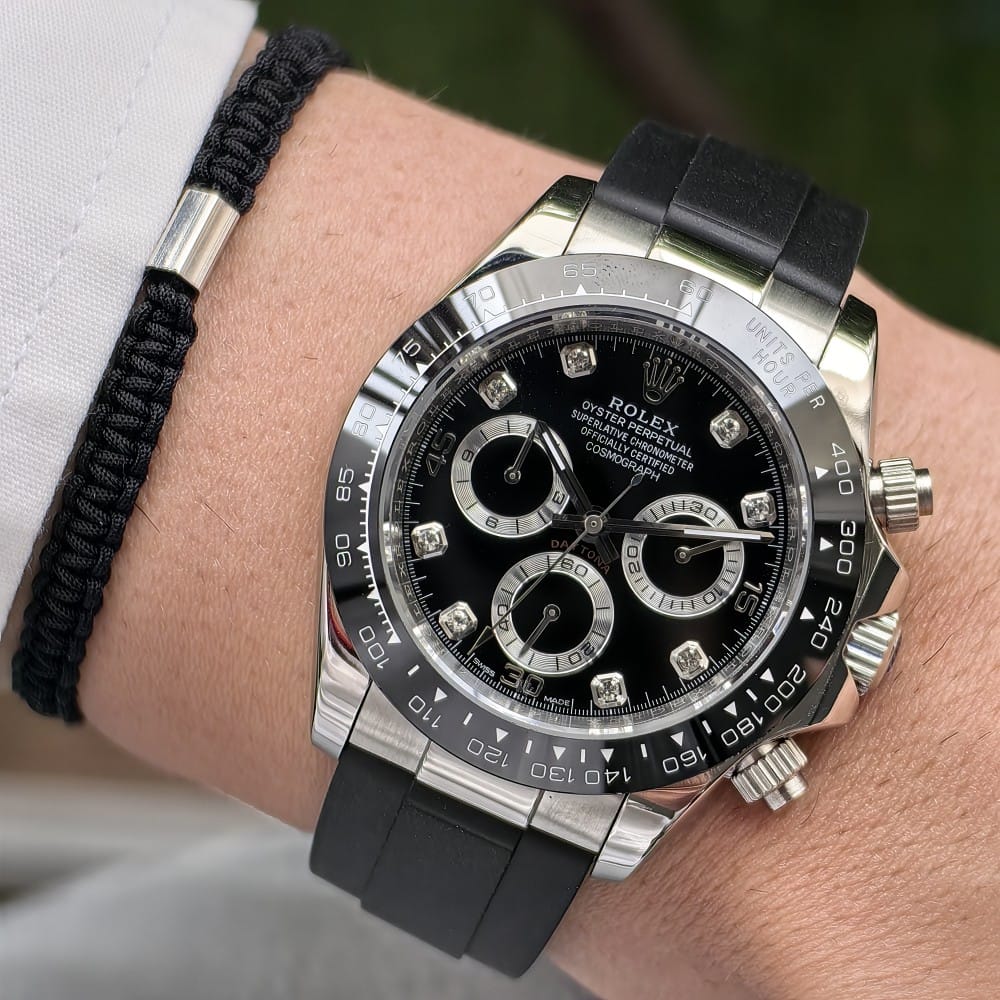rolex daytona 39.5mm automatic watch