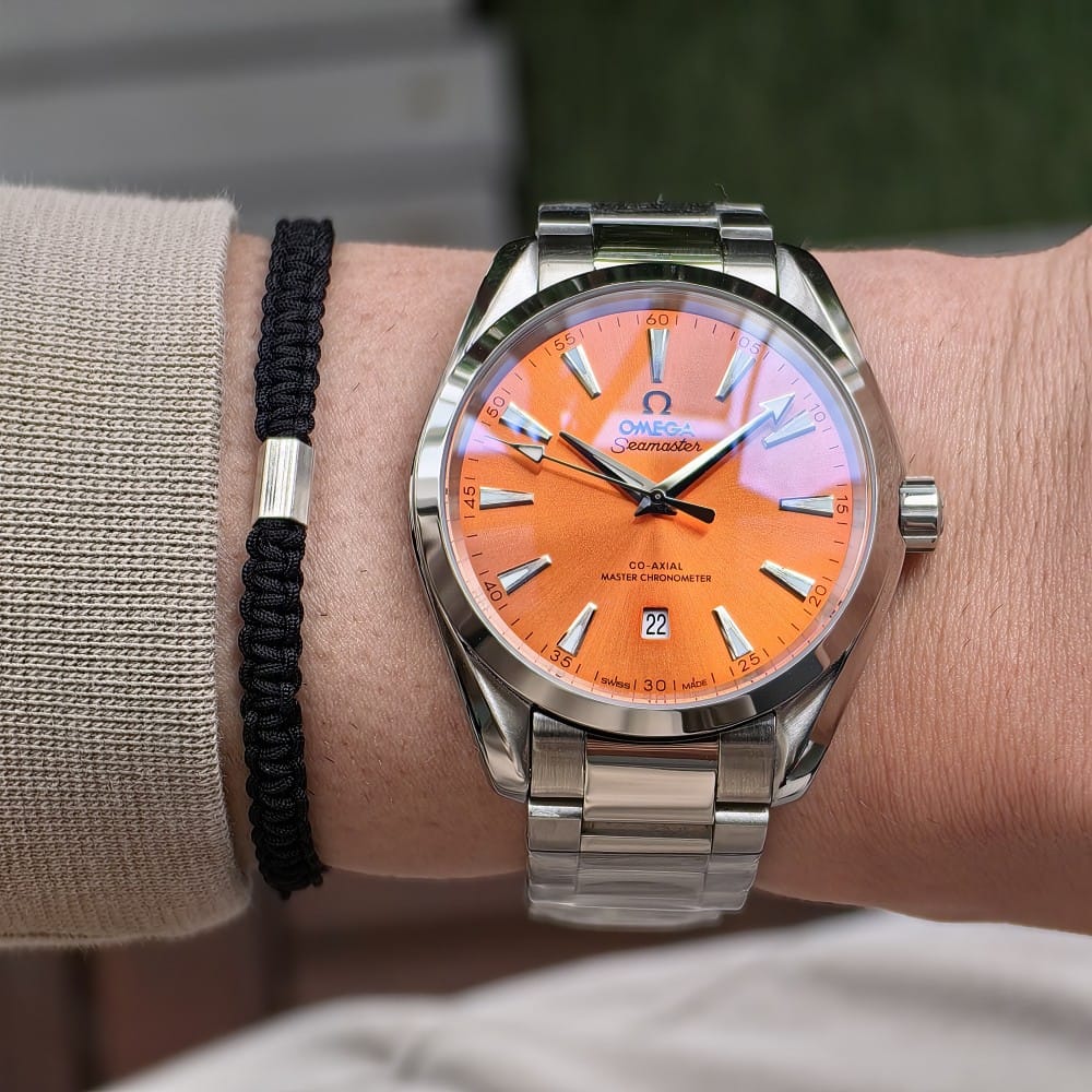 omega seamaster 40mm orange automatic watch - Image 3