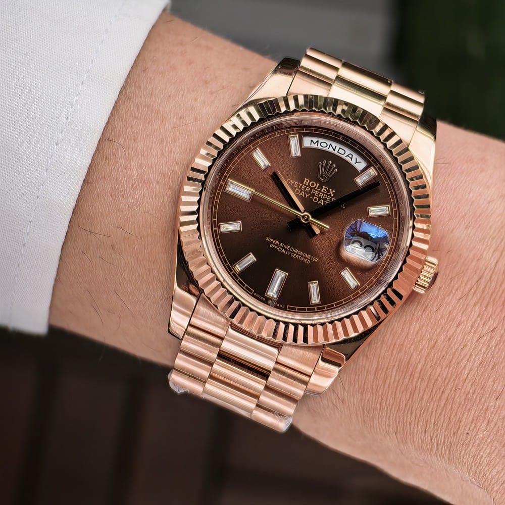 rolex day-date 40mm automatic watch - Image 3