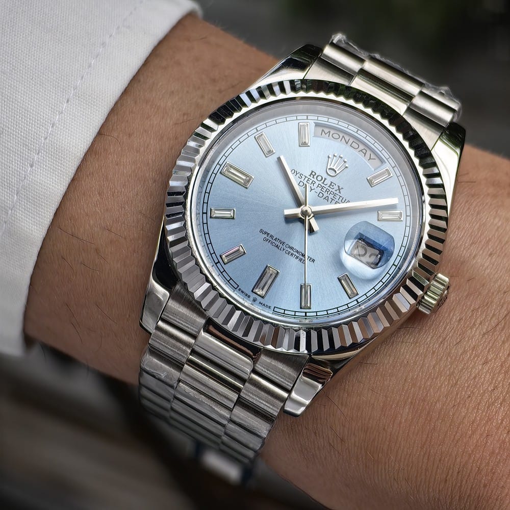 rolex day-date 40mm automatic watch
