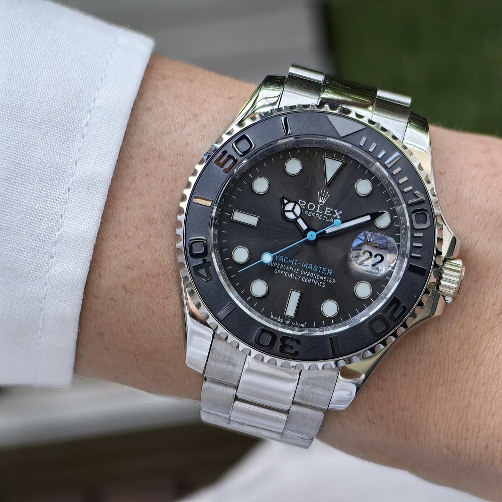 rolex yacht-master 40mm automatic stainless steel watch