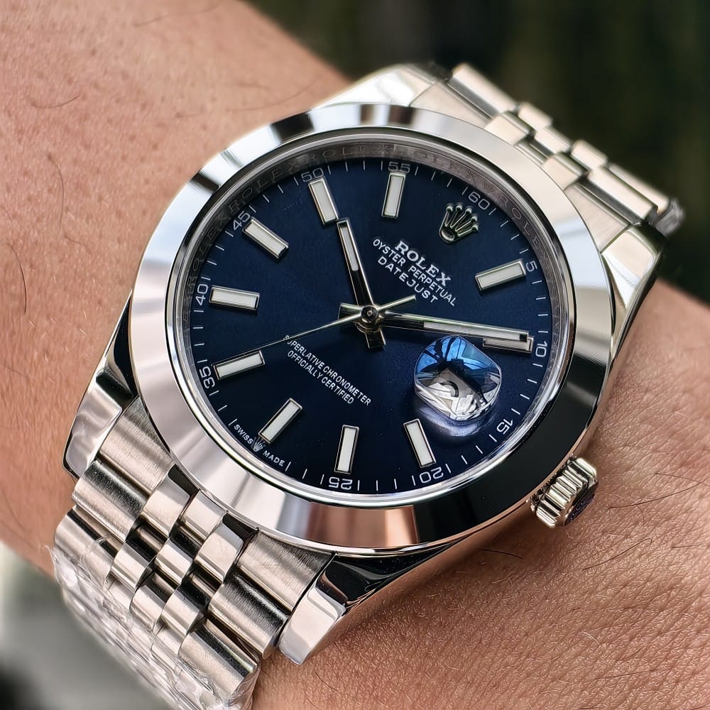 rolex datejust 41mm automatic watch - model datejust74