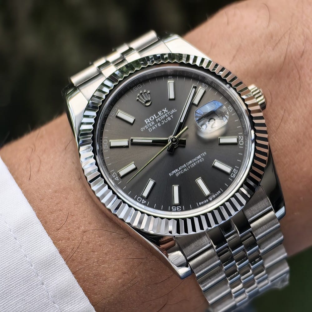 rolex datejust 41mm automatic watch - model datejust73 - Image 2