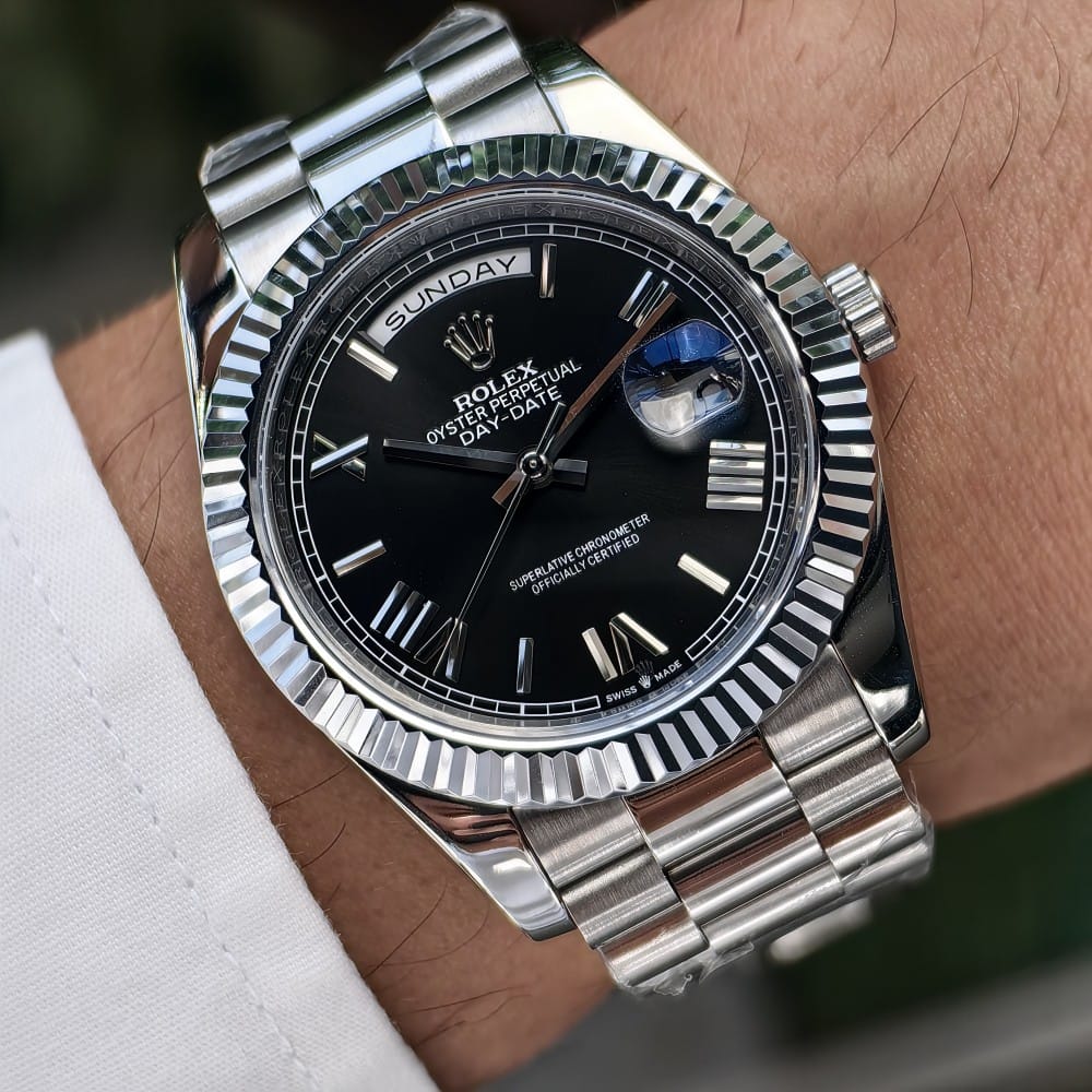 rolex day-date 40mm automatic watch - Image 4