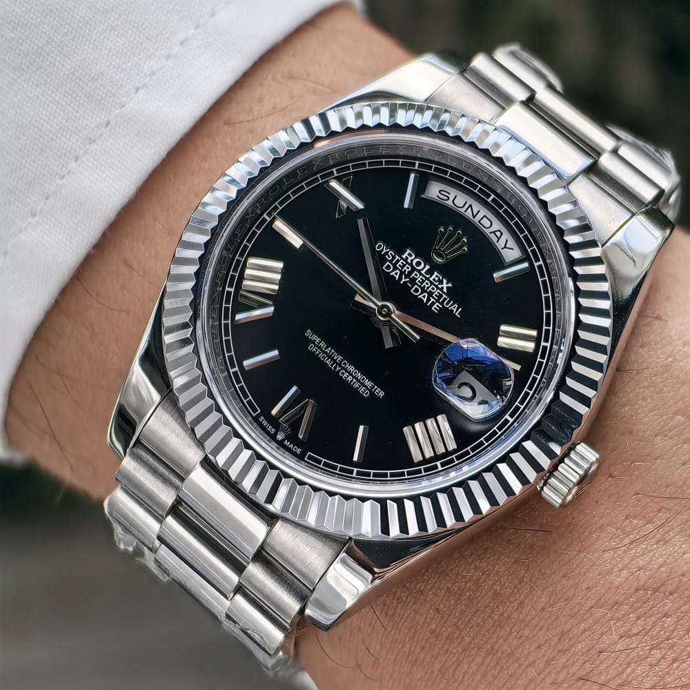 rolex day-date 40mm automatic watch