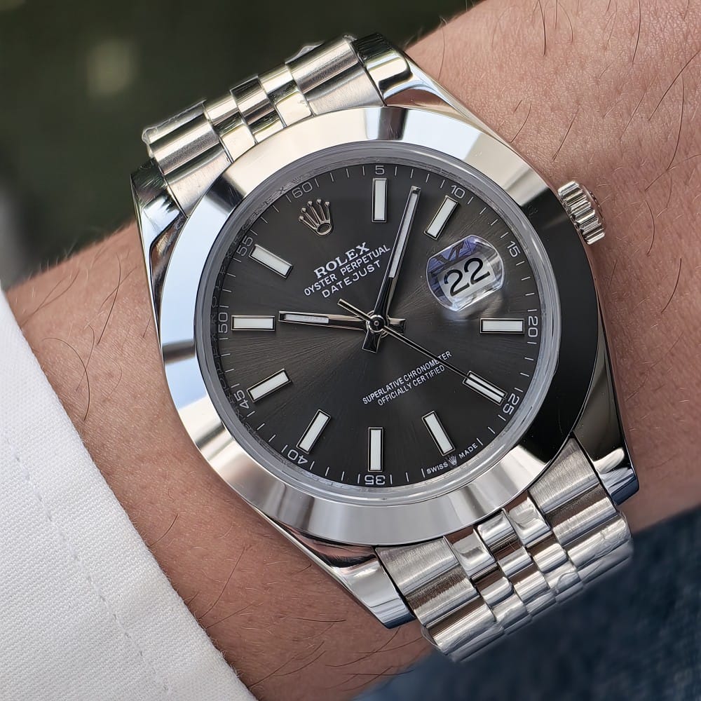 rolex datejust 41mm automatic watch
