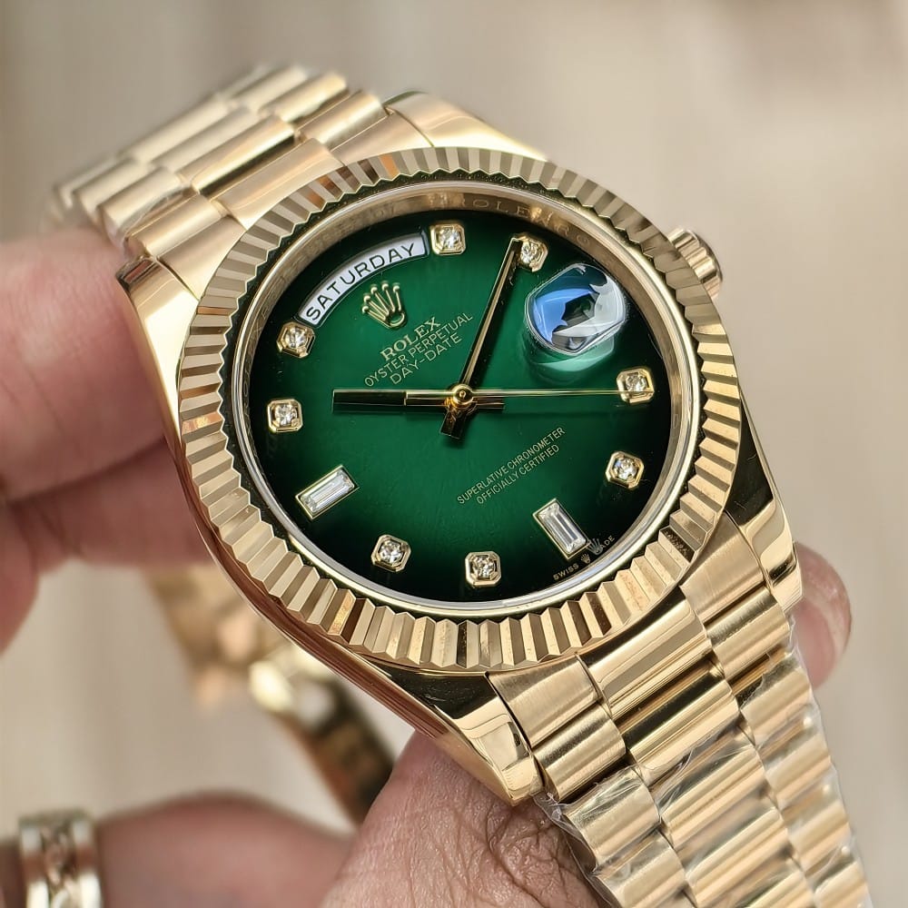 rolex day-date 40mm gold automatic watch - Image 5
