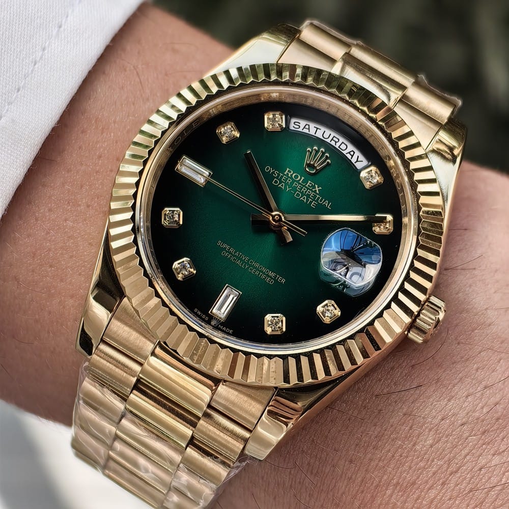 rolex day-date 40mm gold automatic watch - Image 2