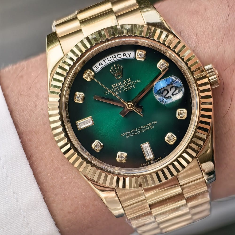 rolex day-date 40mm gold automatic watch - Image 6