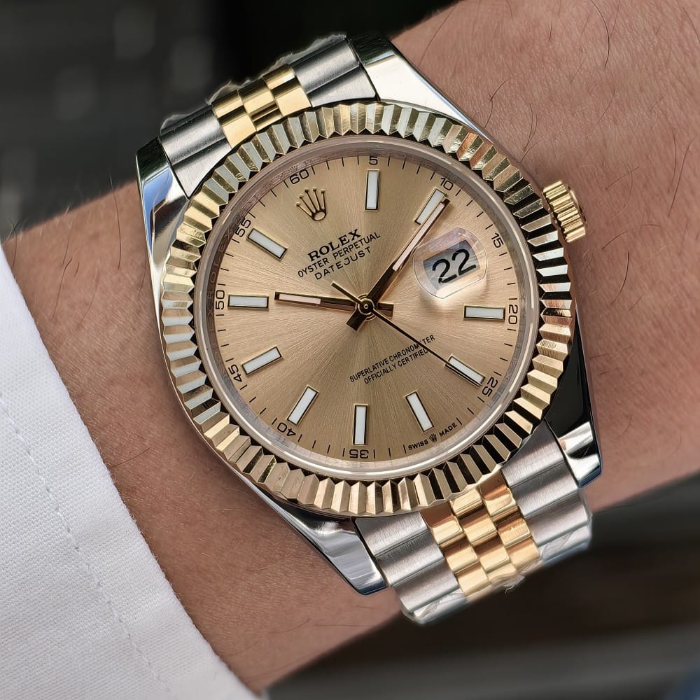rolex datejust 41mm automatic watch - model datejust97