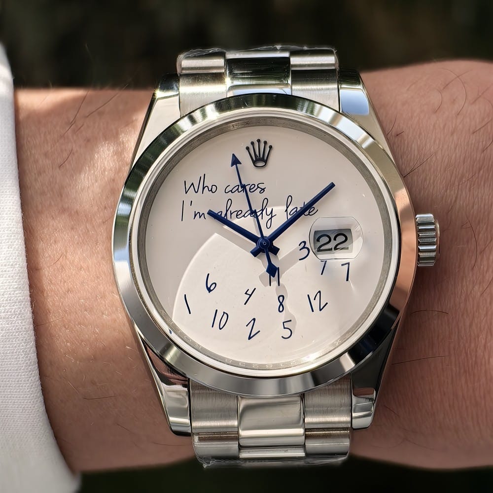 rolex milgauss oyster who cares i'm already late - 40mm - Image 4