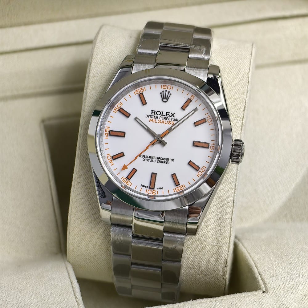 rolex milgauss 40mm automatic watch - stainless steel - Image 3