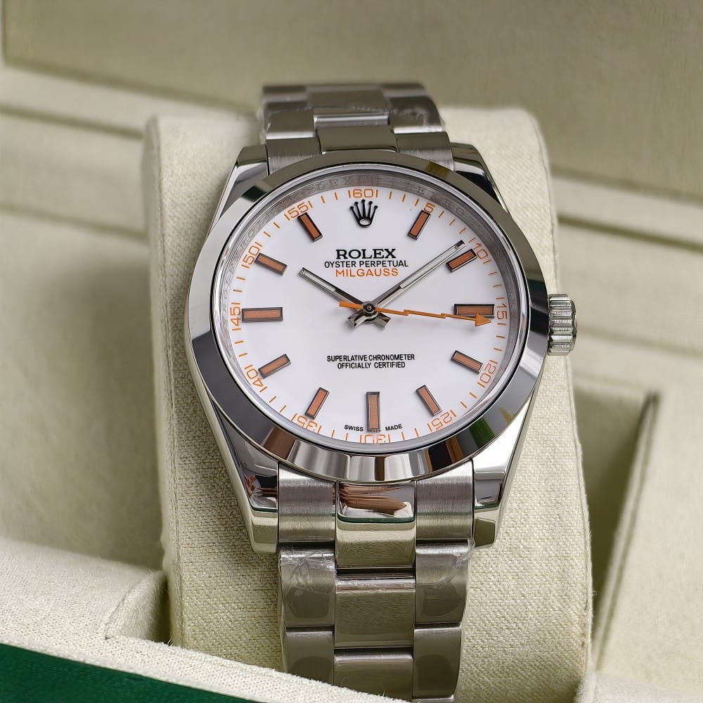 rolex milgauss 40mm automatic watch - stainless steel - Image 2