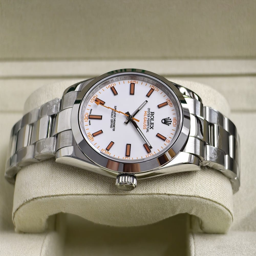 rolex milgauss 40mm automatic watch - stainless steel - Image 7