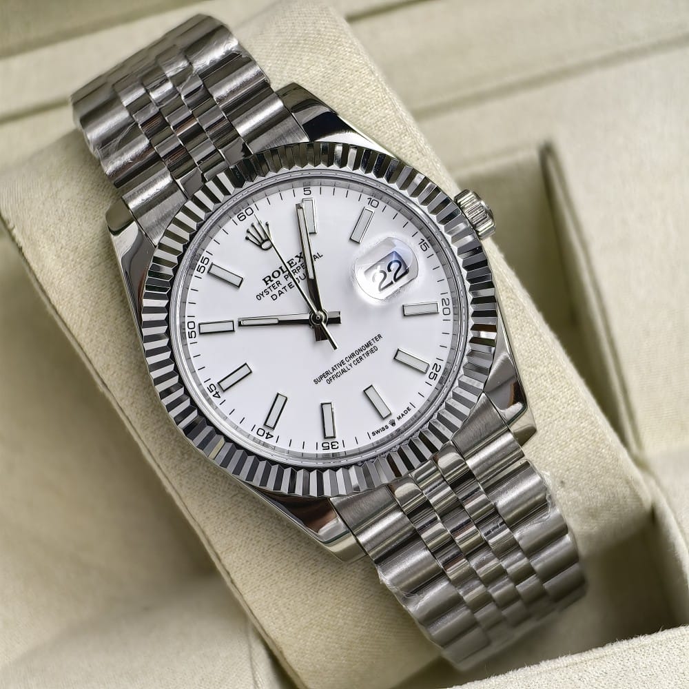 rolex datejust 41mm automatic watch - stainless steel - Image 3