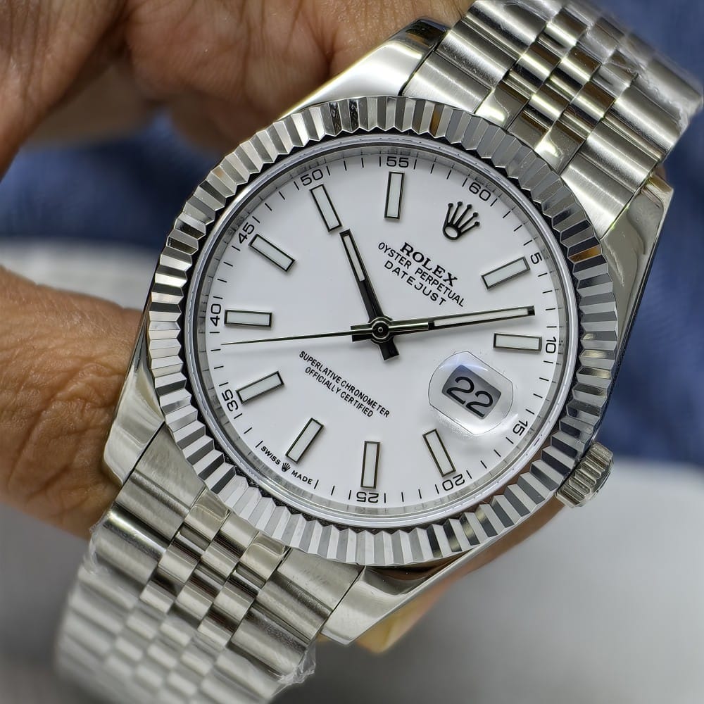 rolex datejust 41mm automatic watch - stainless steel - Image 5