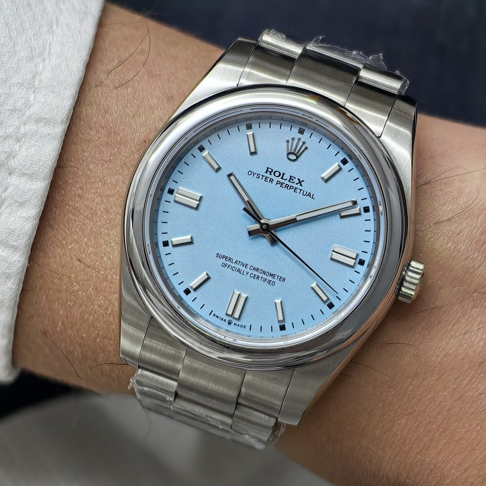 rolex oyster perpetual 40mm ice blue watch - Image 2