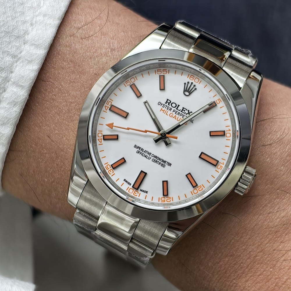 rolex milgauss 40mm automatic watch - stainless steel - Image 6