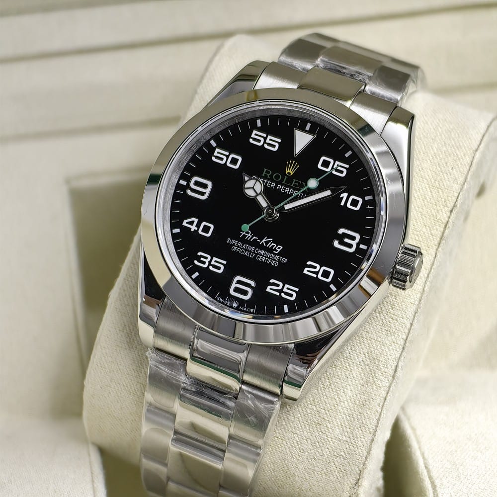 rolex air king 40mm automatic watch