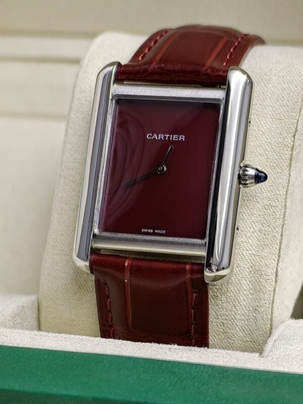cartier tank bordo 40mm stainless steel watch