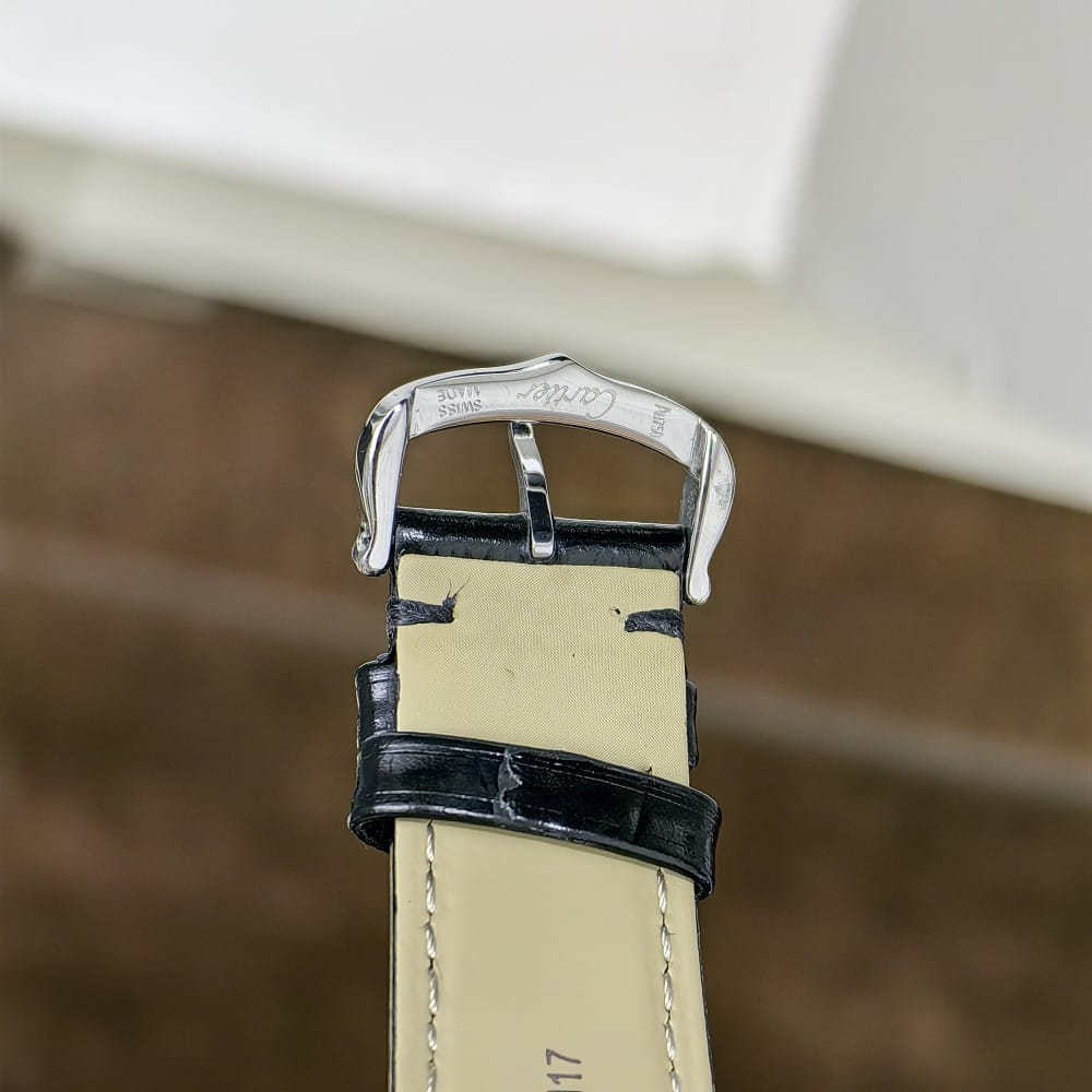 cartier tank silver white 40mm stainless steel watch - Image 4