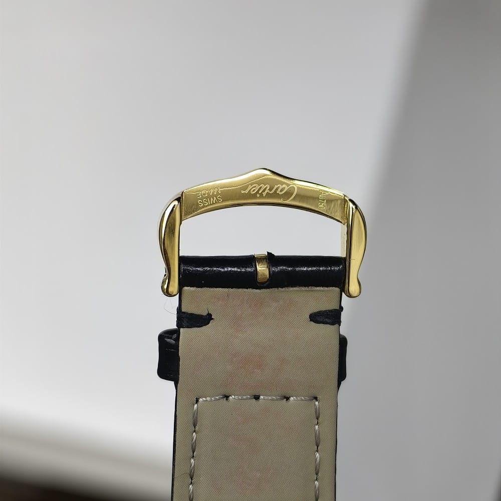 cartier tank gold black 40mm watch - Image 7