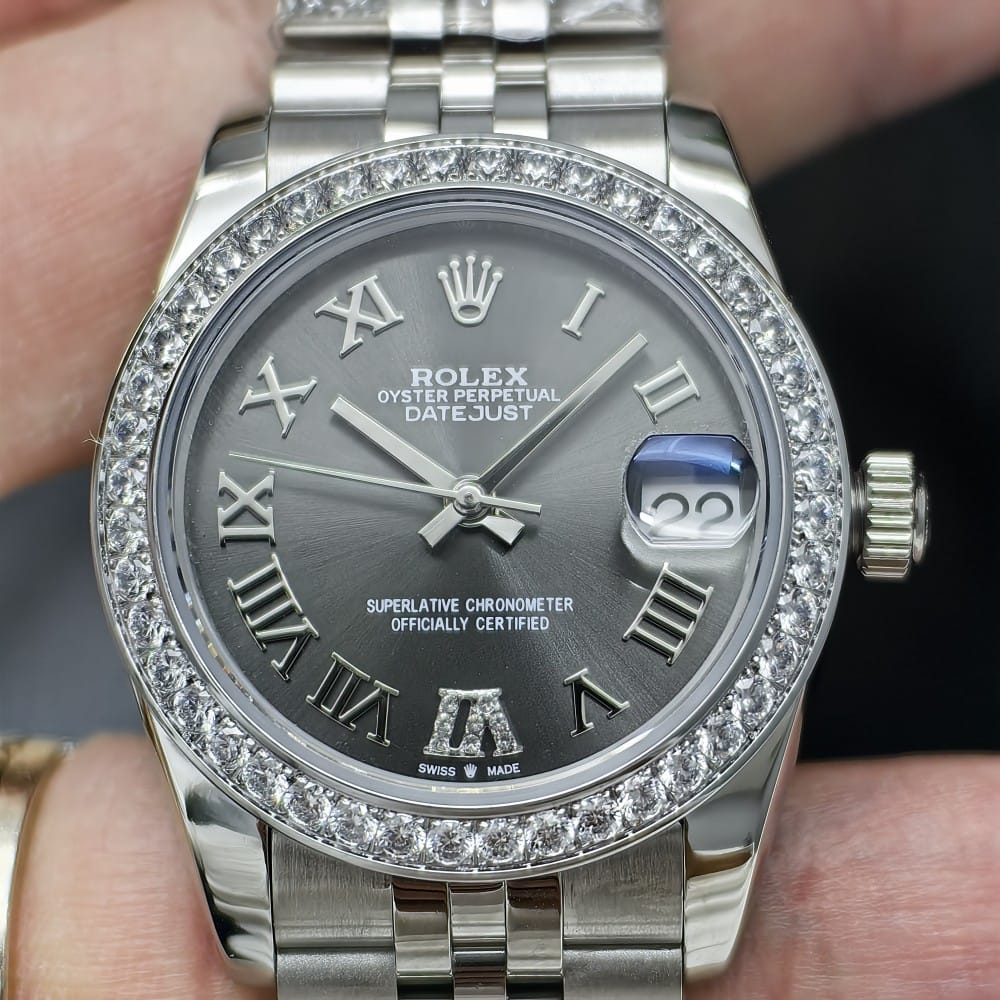 rolex datejust 31mm stainless steel watch - Image 7