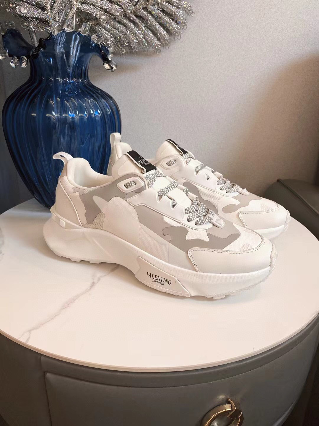 valentino couples sneakers 35-44 in white camo