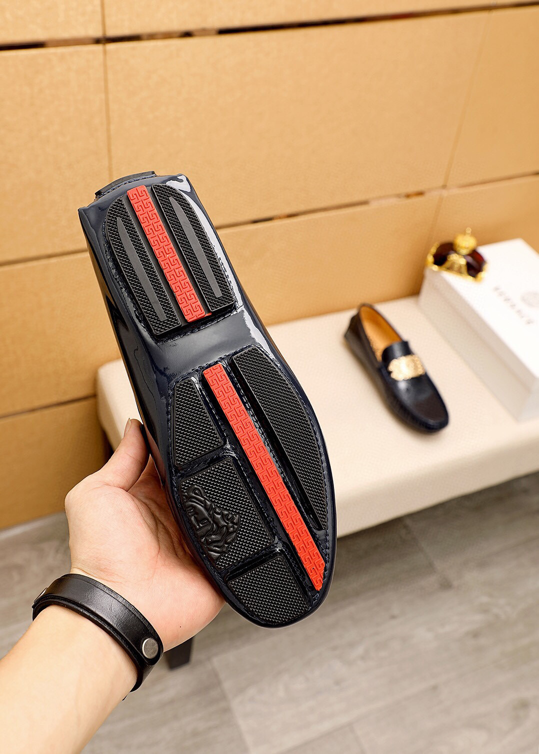 versace loafers for men, sizes 38-44, model 8072210