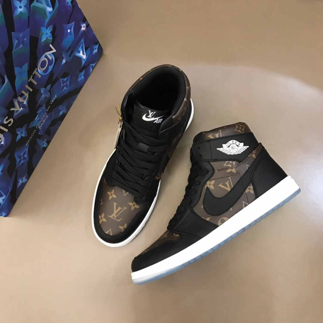 louis vuitton x nike air jordan 1 high sneakers 38-44
