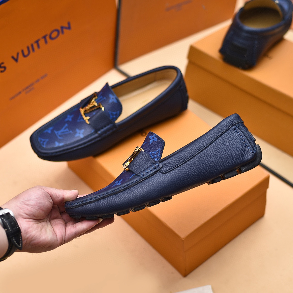 louis vuitton l slip-on shoes, size 38-44