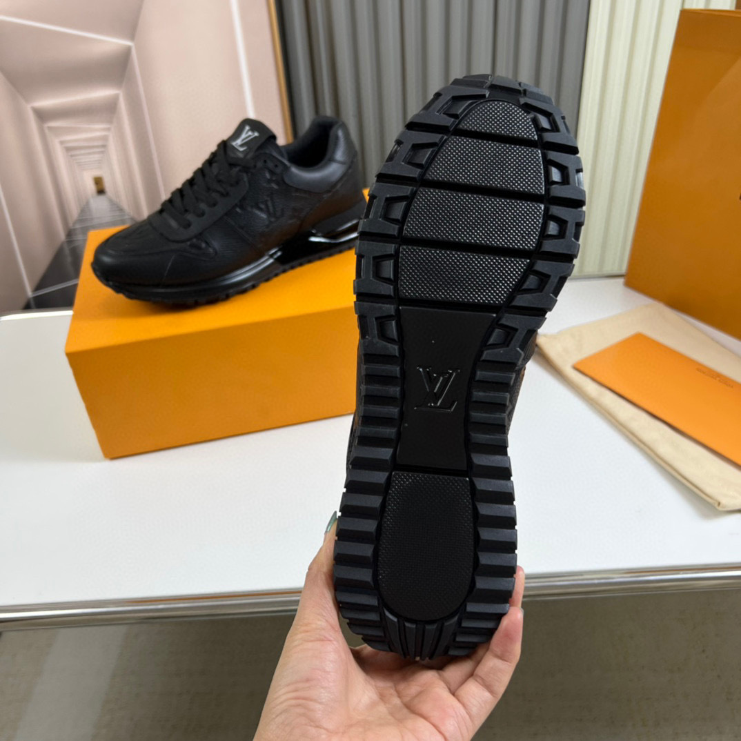 louis vuitton black sneakers size 38-44