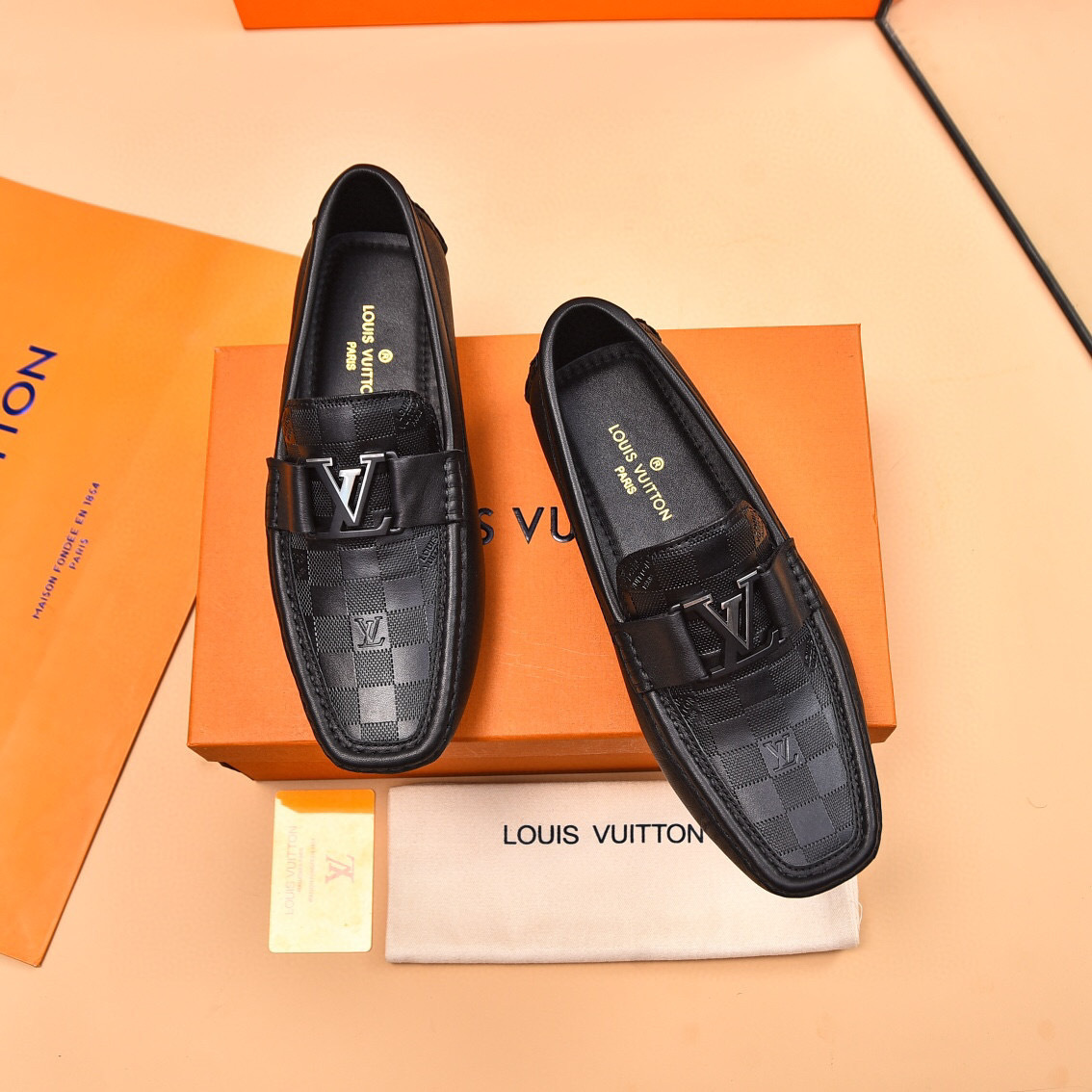 louis vuitton l slip-on shoes size 38-44