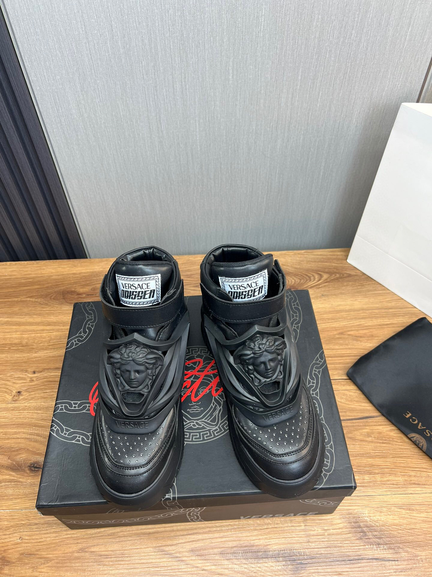 versace black sneakers size 38-44 - Image 2