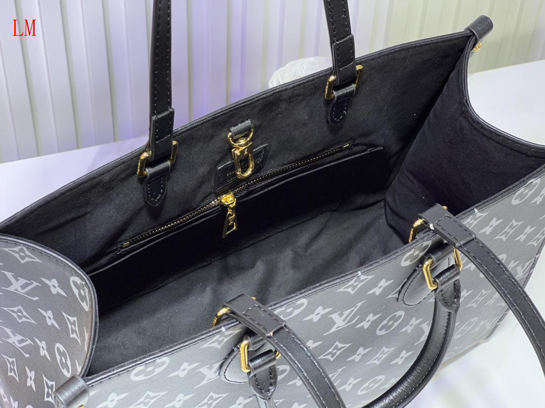 louis vuitton monogram tote bag 35*27*14 - Image 2
