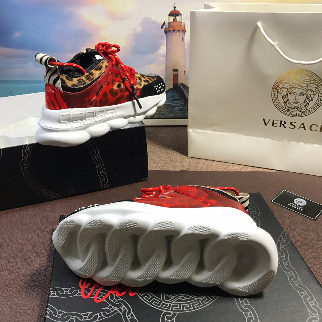 versace leopard print dad sneakers - sizes 35-44 - Image 2