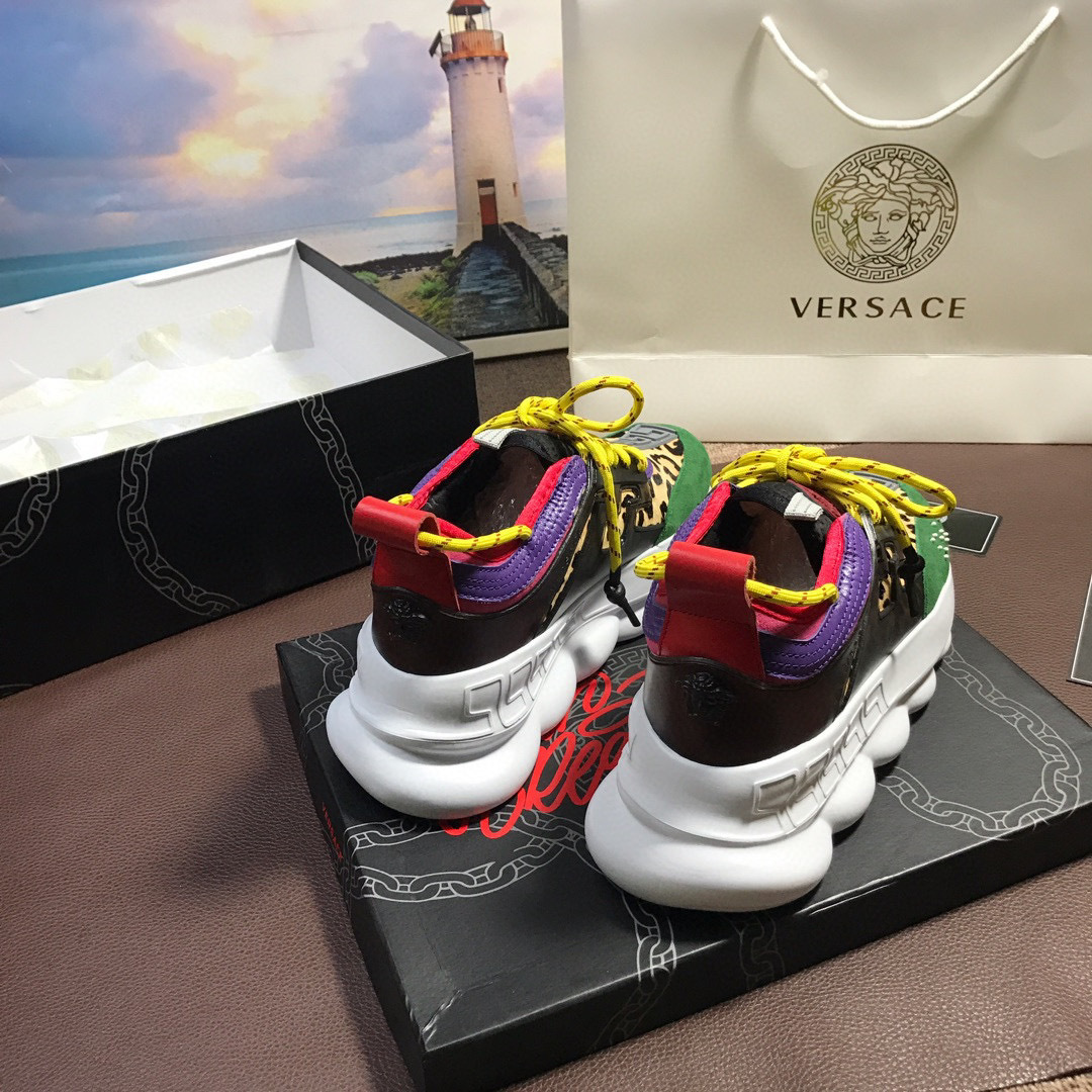 versace unisex dad sneakers 35-44 - colorful design - Image 2