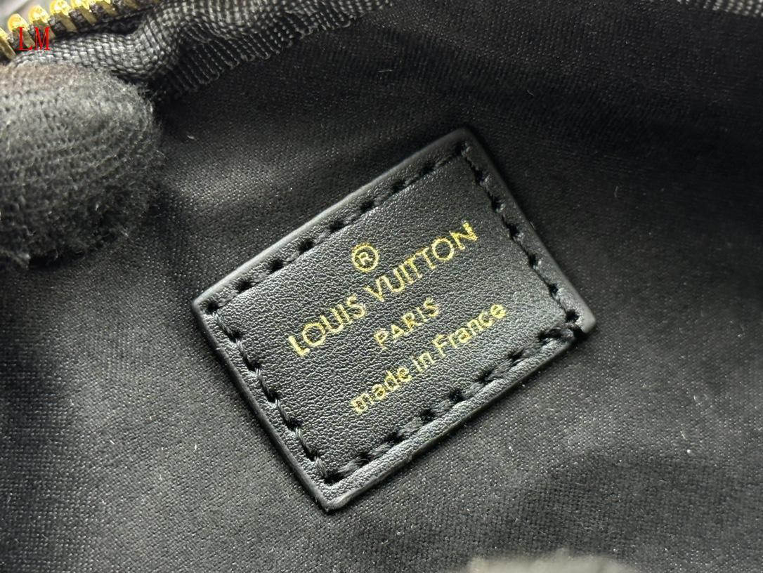 louis vuitton black monogram crossbody bag 17*12*9.5 - Image 2