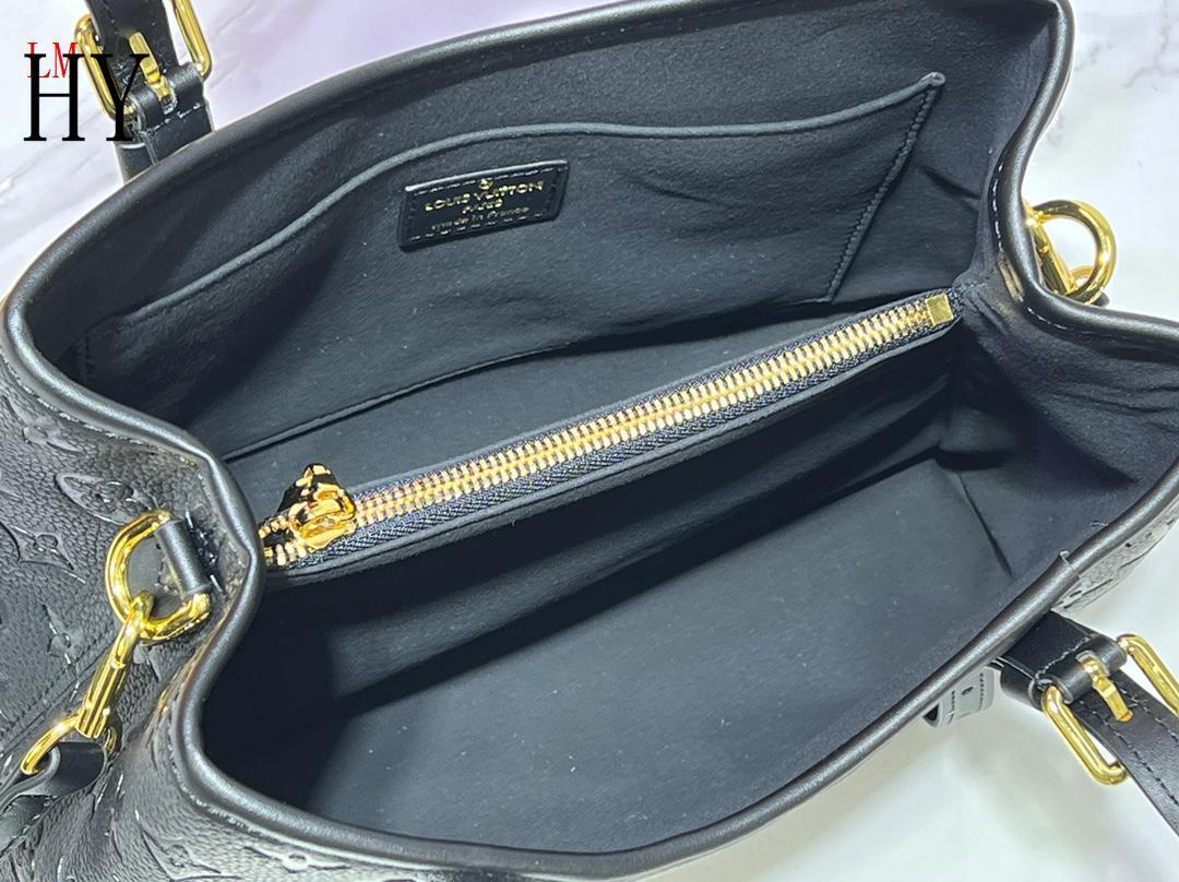 louis vuitton black handbag 37/32,118042/032 - Image 2