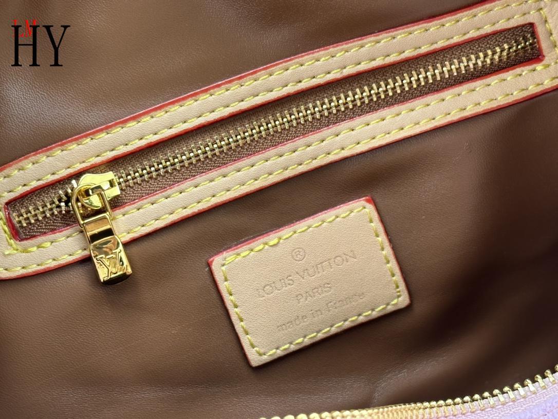 louis vuitton pink monogram handbag 30*21*17 - Image 2