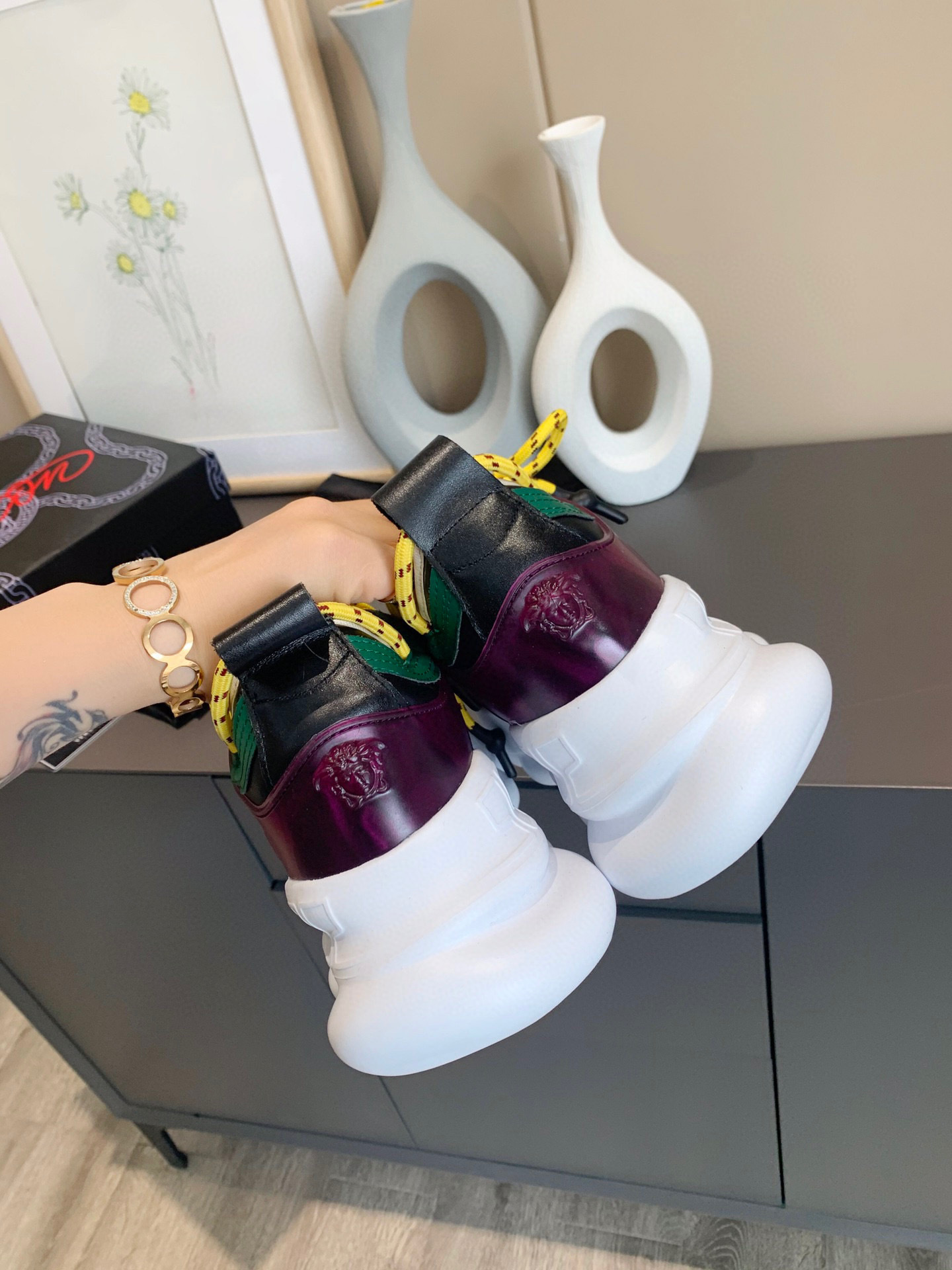 versace couples dad sneakers 35-44 - Image 2