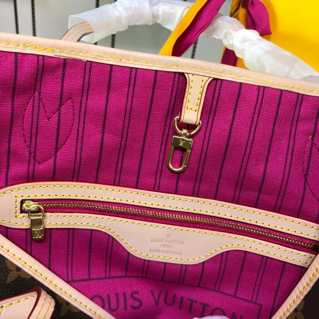 louis vuitton monogram tote bag with pouch - 40/32,118091/081 - Image 2