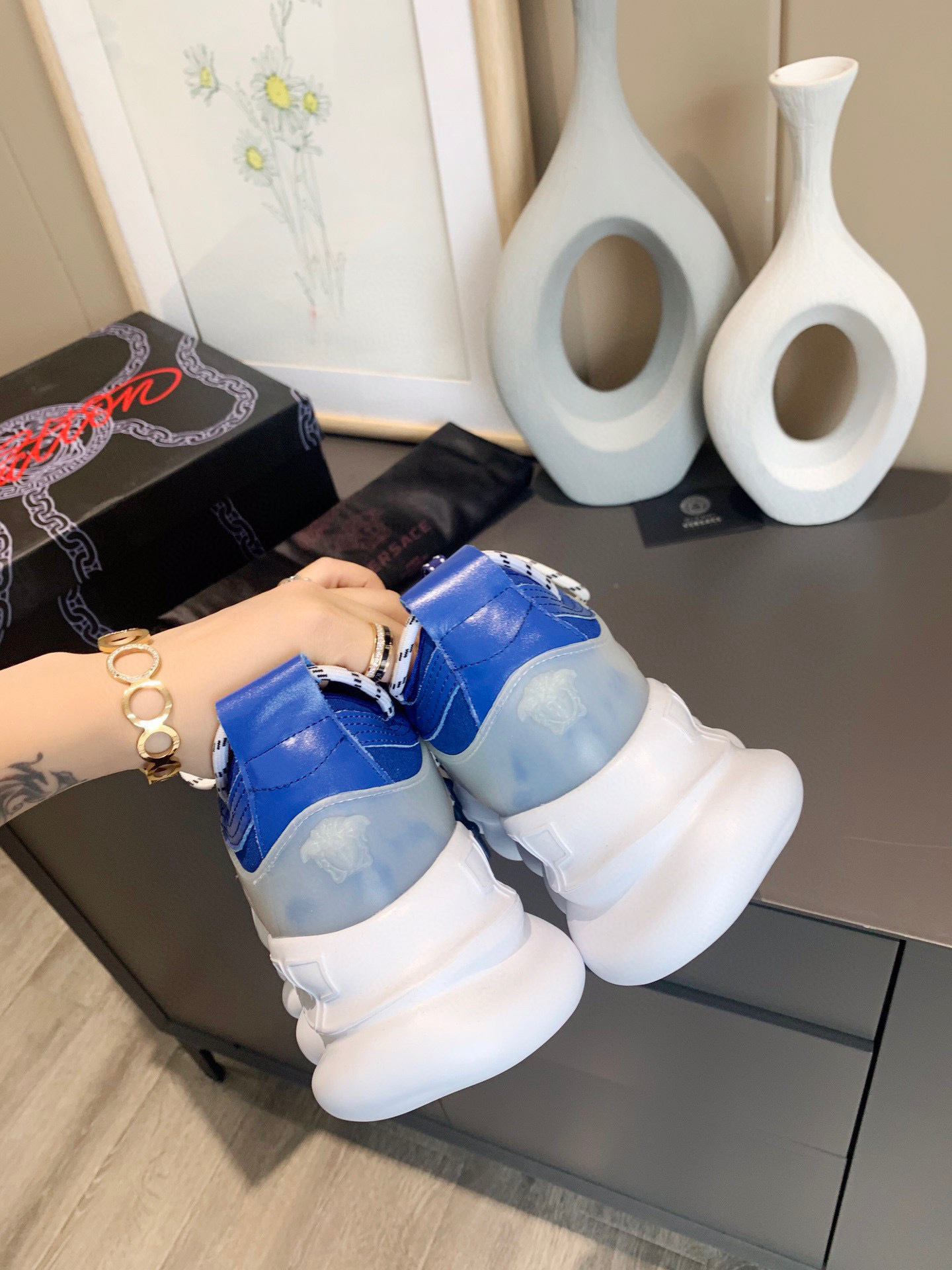 versace couple's dad sneakers - size 35-44 - Image 2
