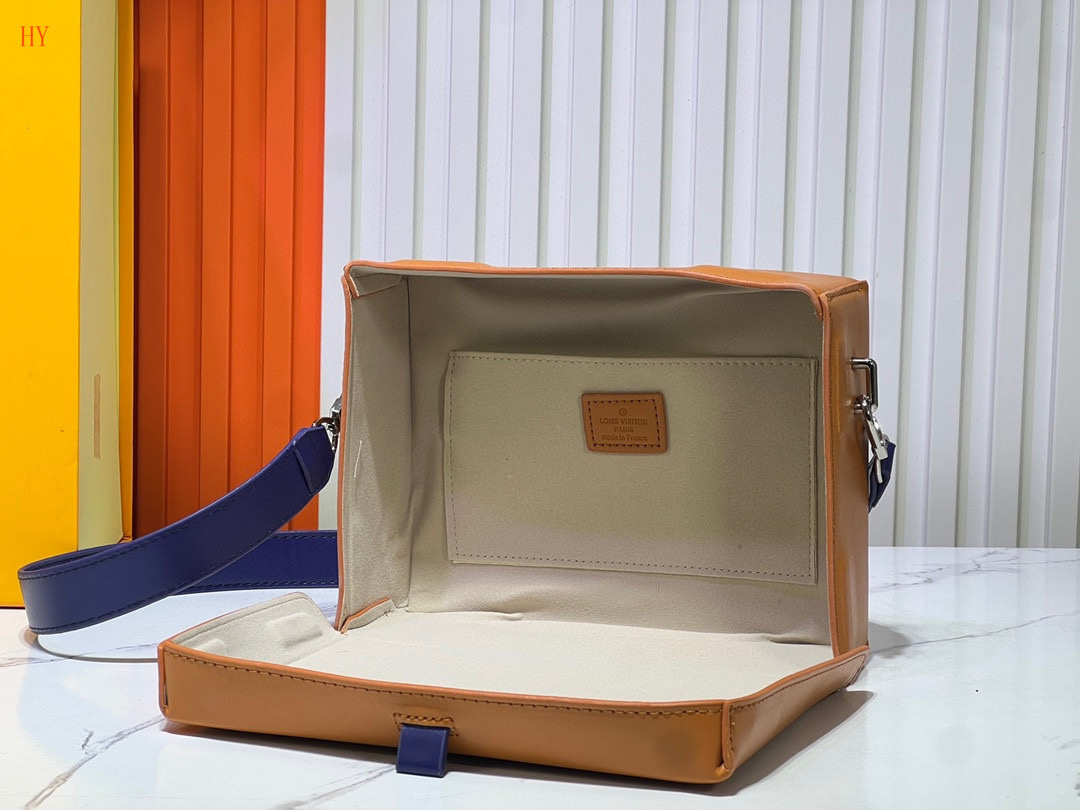 louis vuitton orange bag 23x16.5x7 cm - Image 2